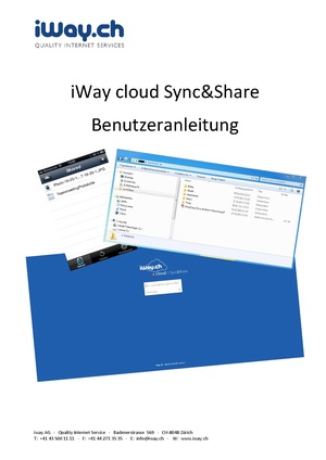 KB Sync&Share iWayCloud BenutzeranleitungBenutzeranleitung iWaycloud.ch.pdf