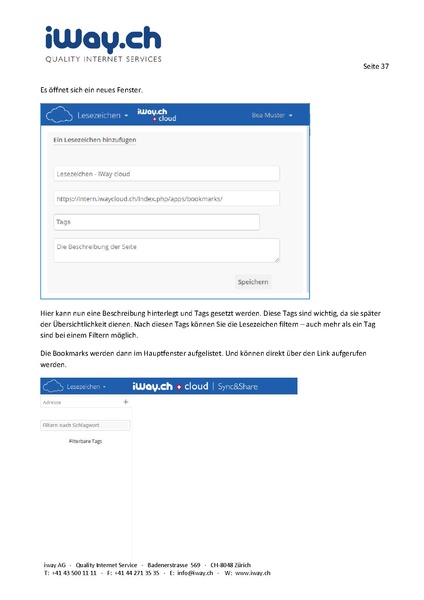 Datei:KB Sync&Share iWayCloud BenutzeranleitungBenutzeranleitung iWaycloud.ch.pdf