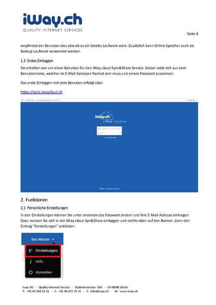 Datei:KB Sync&Share iWayCloud BenutzeranleitungBenutzeranleitung iWaycloud.ch neu.pdf