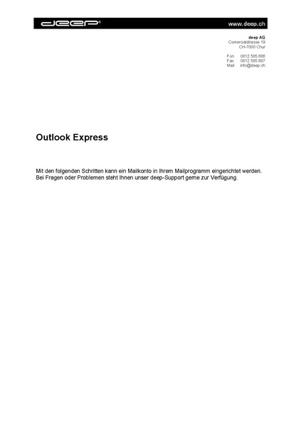 Datei:KB Deep Mailbox POP3 MAP Mailbox Anleitungen Einrichtung Outlook Expressanleitung deep outlook-express.pdf