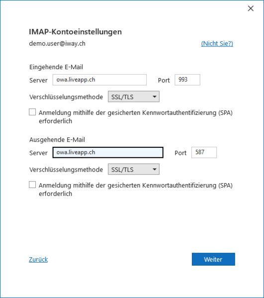 Datei:KB Mailhosting Hosted Exchange POP, IMAP-Konto unter Outlook 2019 einrichtenimage-2023-7-13 13-44-10.png