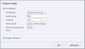 KB Internet Access Router FritzBox Portfreigabe einrichten auf der FritzboxPortfreigabe2.JPG
