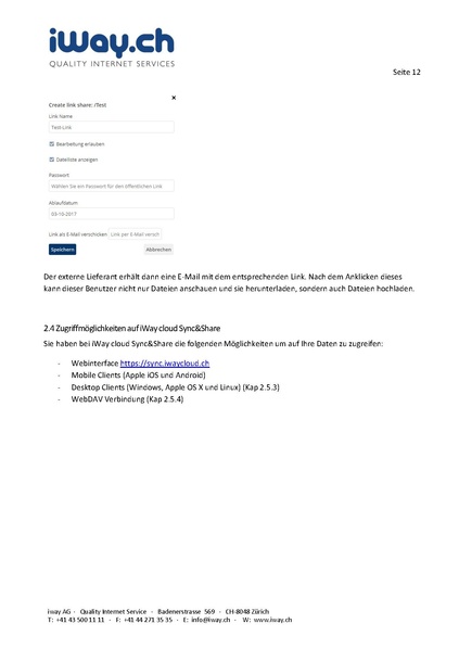 Datei:KB Sync&Share iWayCloud BenutzeranleitungIwaycloud Benutzeranleitung.pdf
