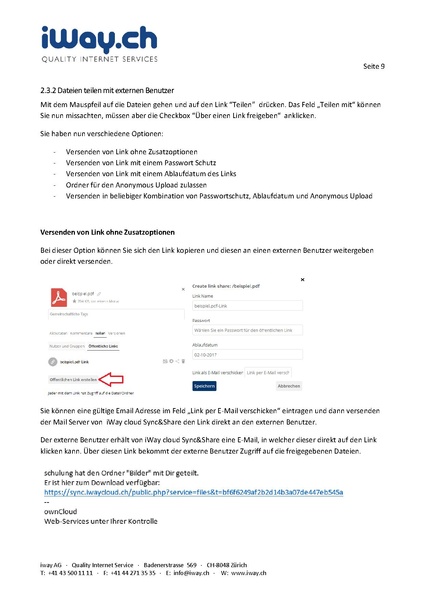 Datei:KB Sync&Share iWayCloud BenutzeranleitungBenutzeranleitung iWaycloud.pdf